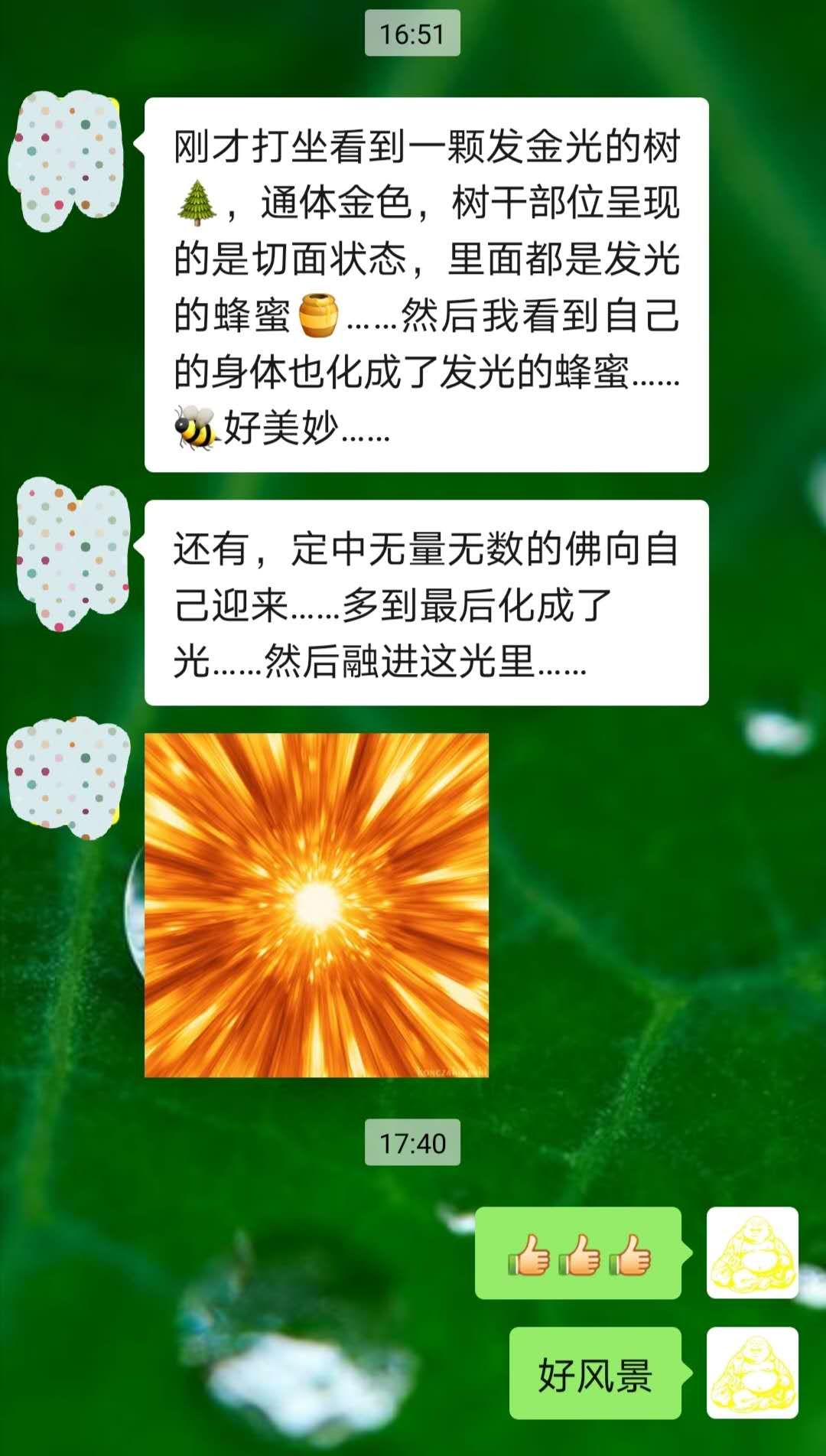 定中无数无量的佛向自己迎来......