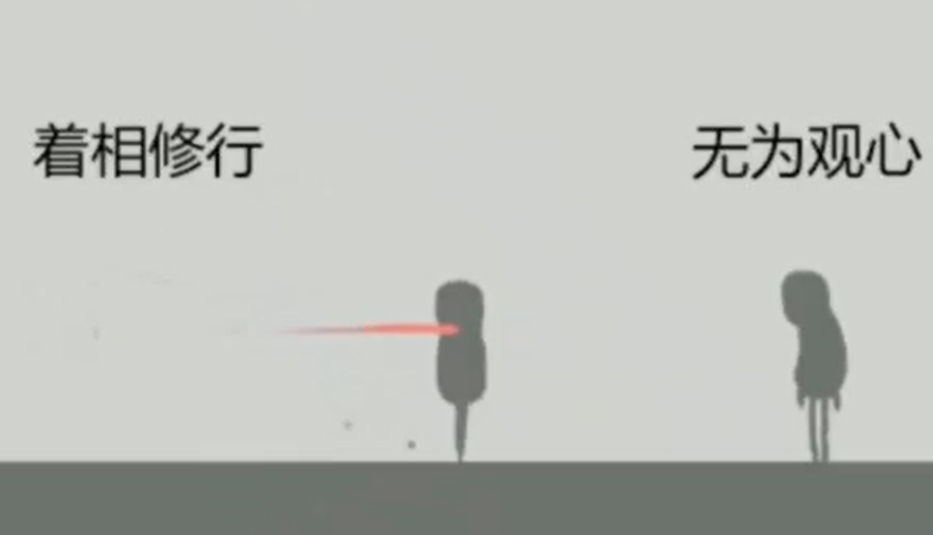 着相修行，无为观心（点击查看小视频）