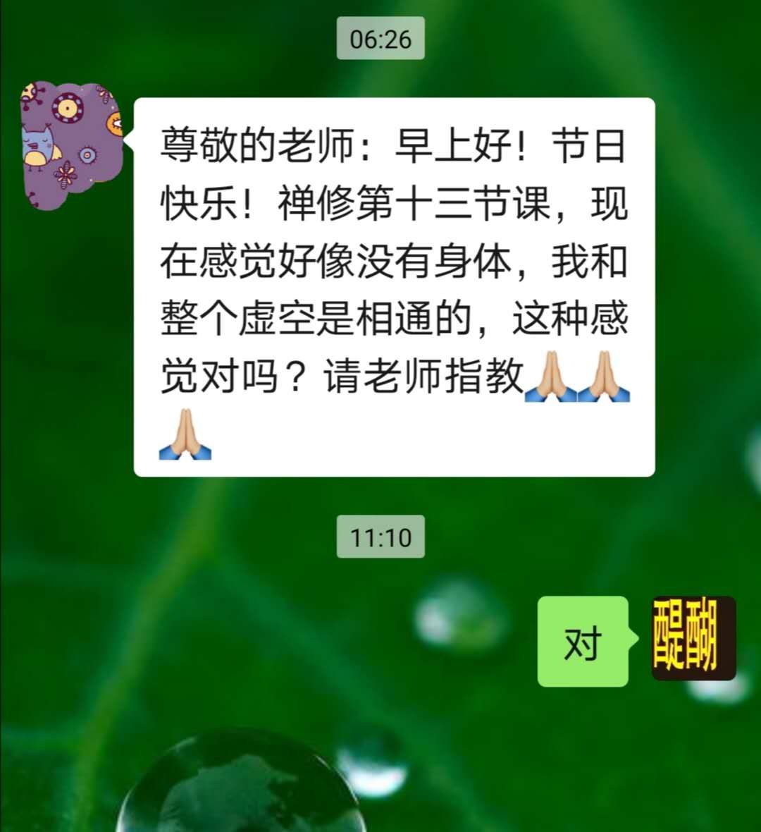 身体没了，与虚空相通