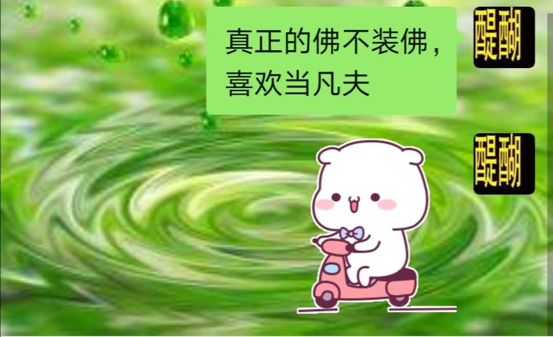 真正的佛不装佛  喜欢当凡夫