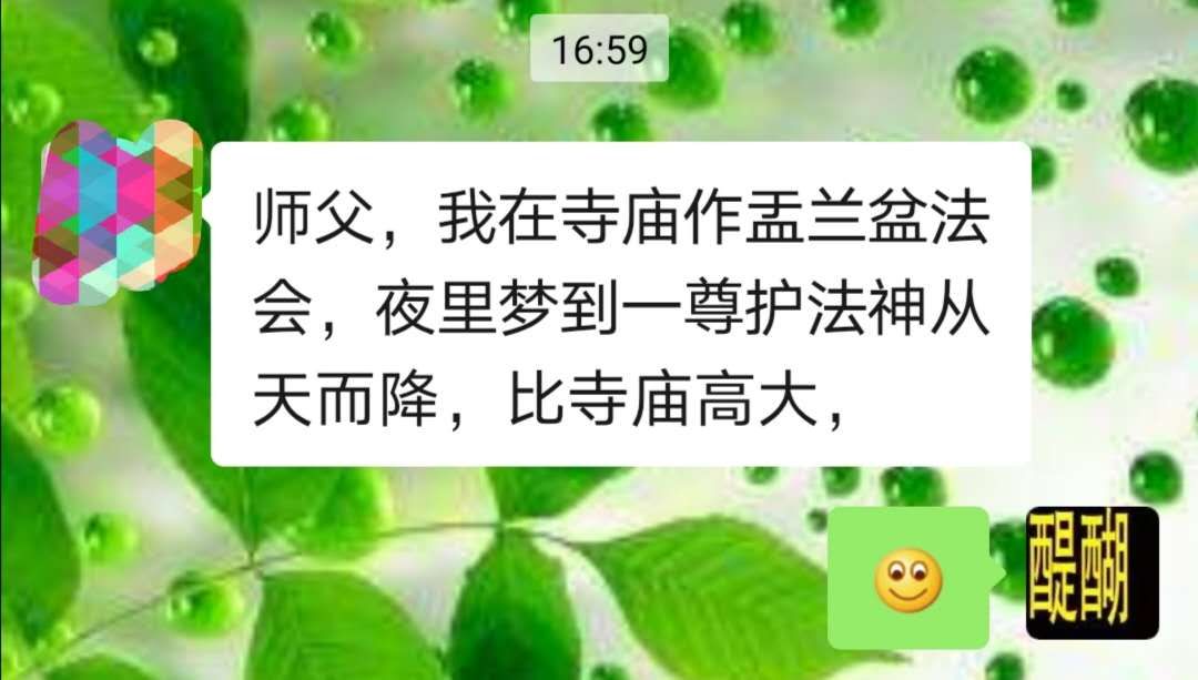 梦见护法神从天而降