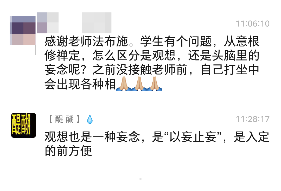 观想也是一种妄念，是“以妄止妄”，是入定的前方便